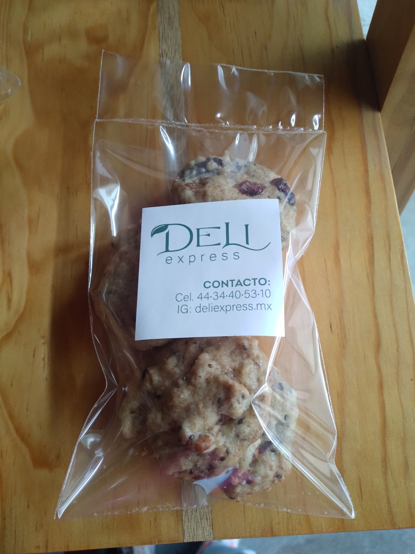 Galletas de arándano con chocolate