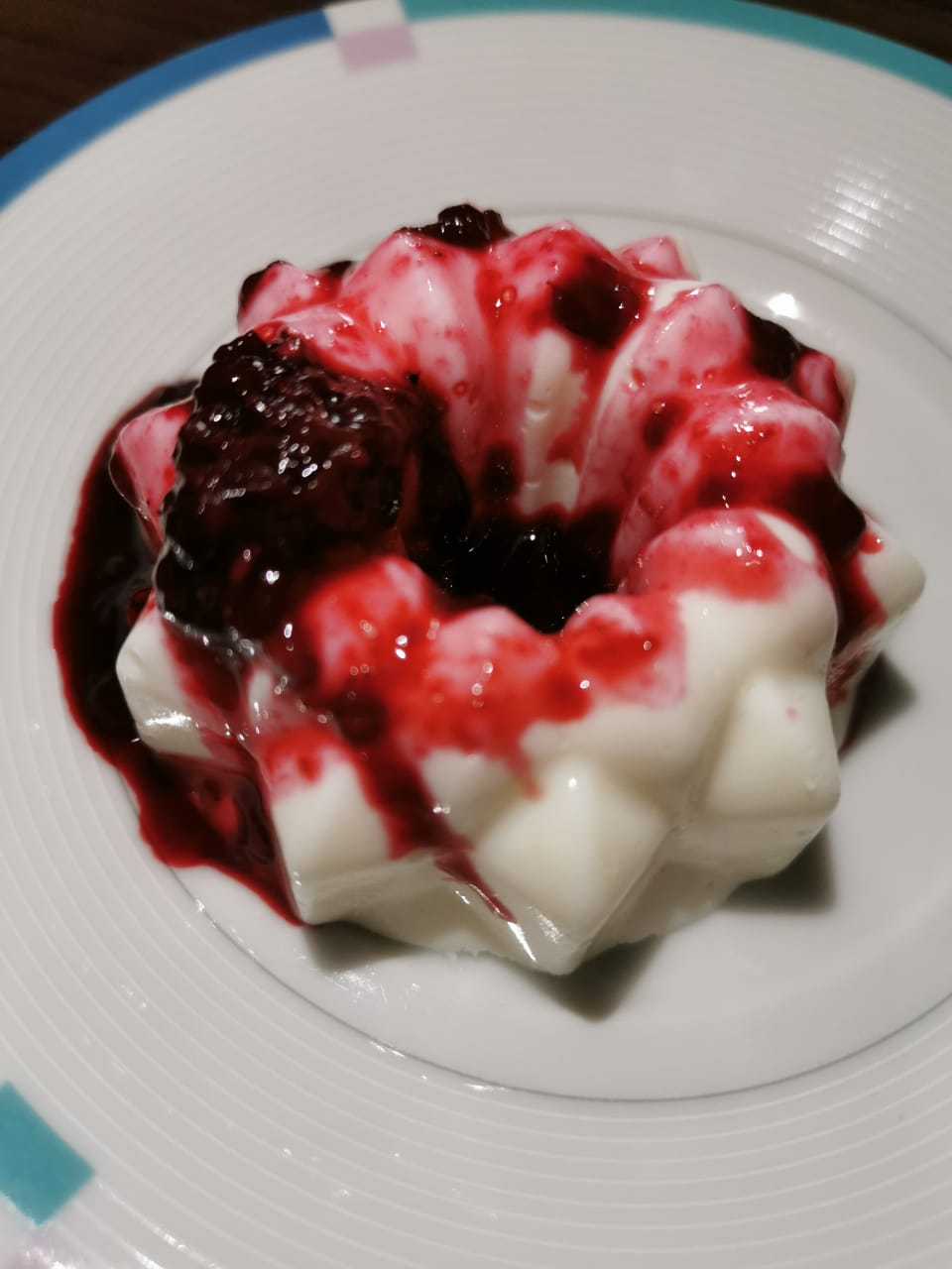 Gelatina de yogurt