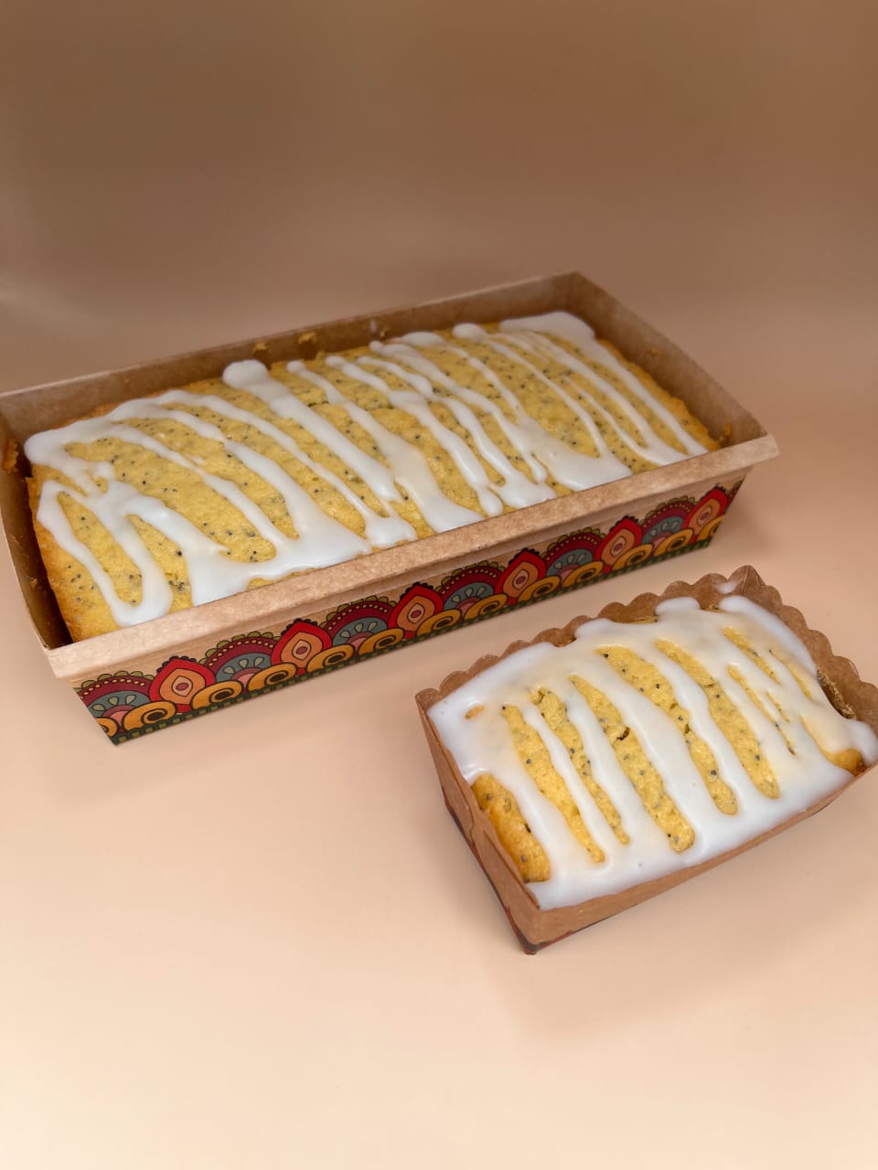 Panque de limón y poppyseed harina de almendra