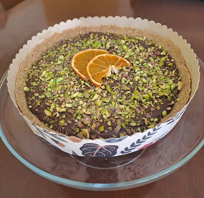 Tarta de chocolate y naranja